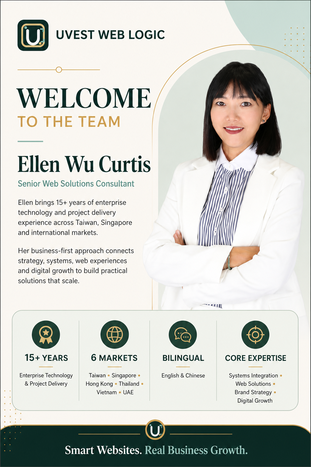 Welcome Ellen Wu Curtis to the team